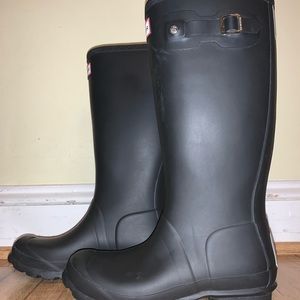 Original Kids Matte Black Hunter Boots
